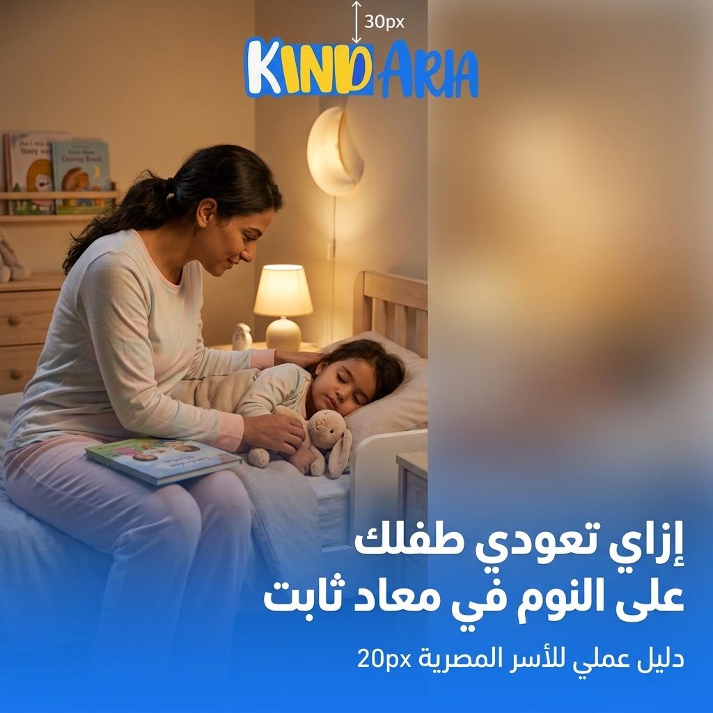 إزاي تعودي طفلك على النوم في معاد ثابت: دليل عملي للأسر المصرية