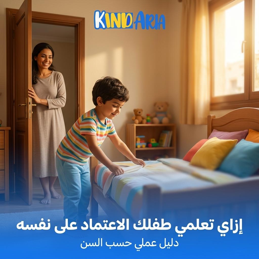 إزاي تعلمي طفلك الاعتماد على نفسه: دليل عملي حسب السن