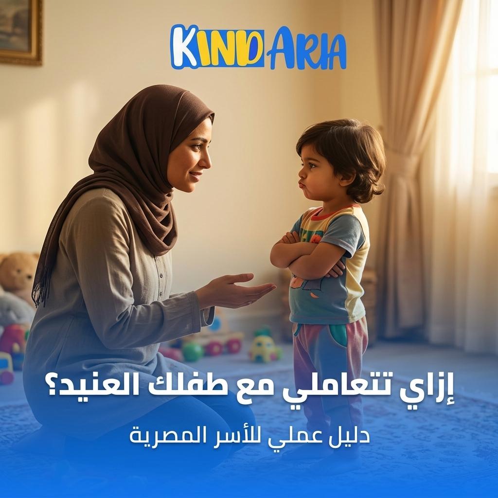 إزاي تتعاملي مع طفلك العنيد: دليل عملي للأسر المصرية