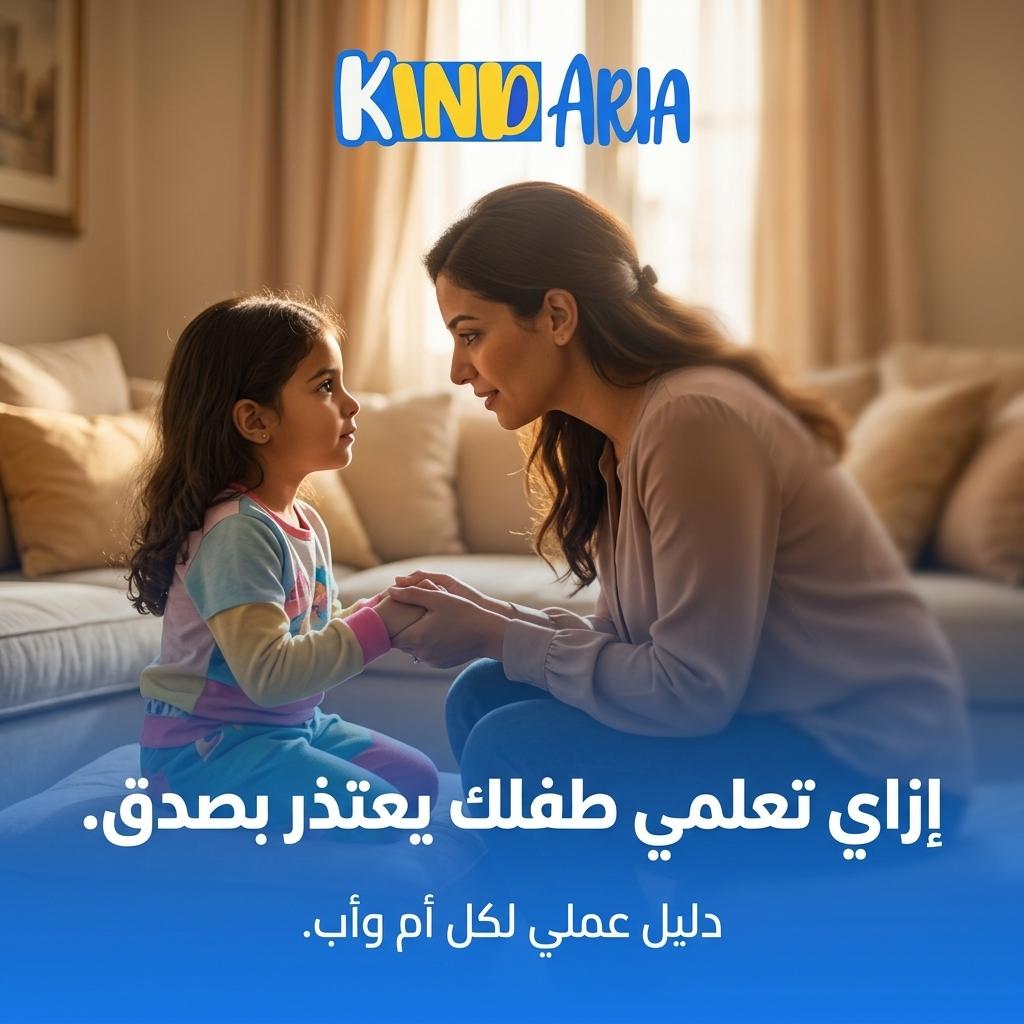 إزاي تعلمي طفلك يعتذر بصدق: دليل عملي لكل أم وأب